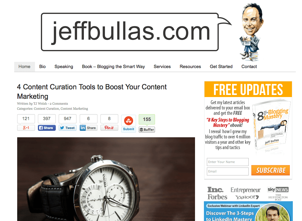 jeffbullasblog Stand Out Online with Great Content Marketing