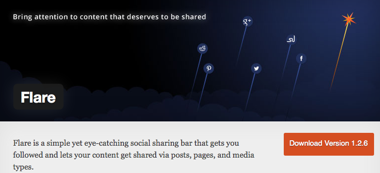 Flare Makes Social Sharing Simple On Your Blog Posts