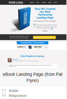 LeadPages ebook landing page