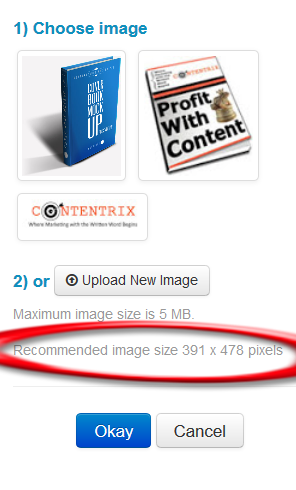 LeadPages recommended size