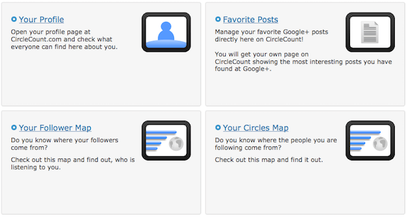 Find the best circles to follow on Google+ - CircleCount