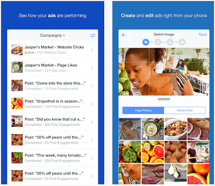 Create and manage ads on your iPhone - Facebook Ads Manager