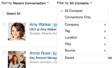 LinkedIn-Connections-Filter
