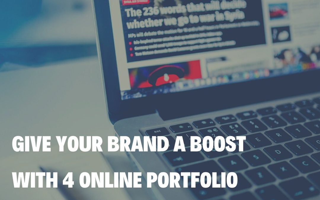 Give Your Brand a Boost with 4 Online Portfolio Website Tools